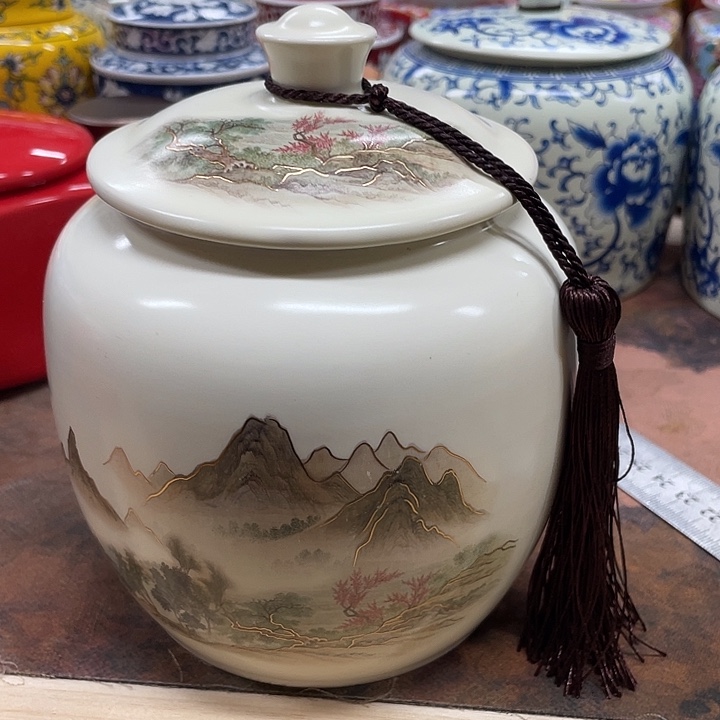 陶瓷罐茶叶罐密封罐储物罐