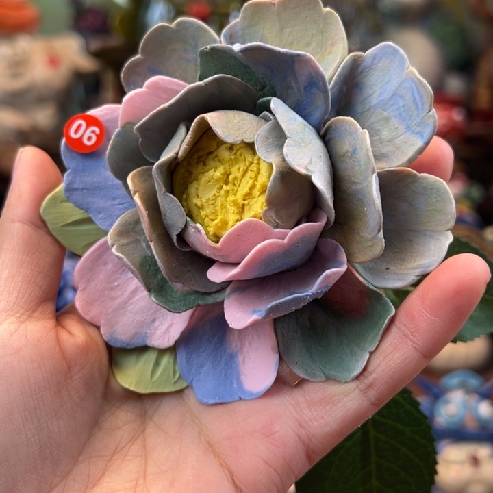 陶摆件小镇青花每日有新品