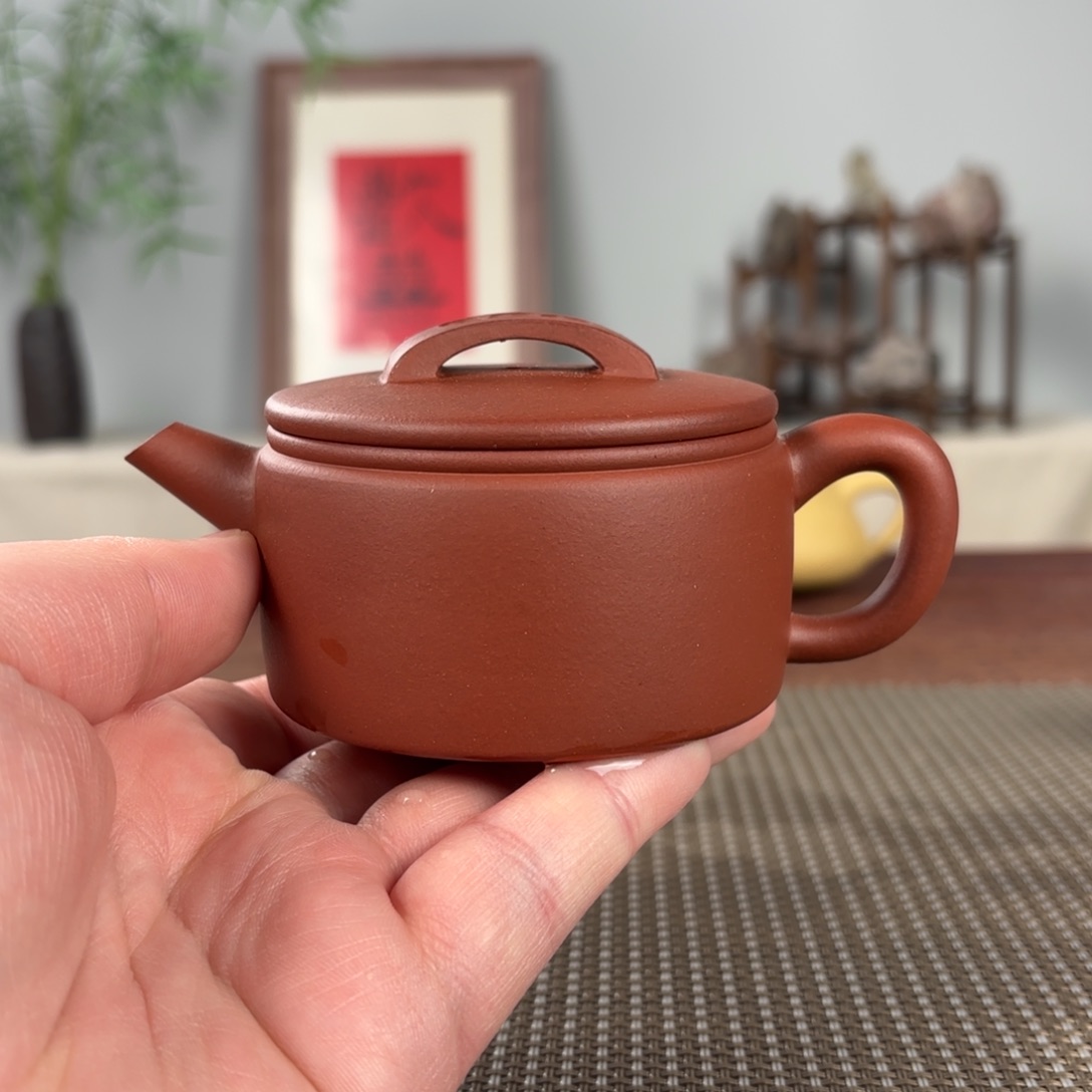 紫砂茶壶微瑕黄龙山原矿紫砂壶