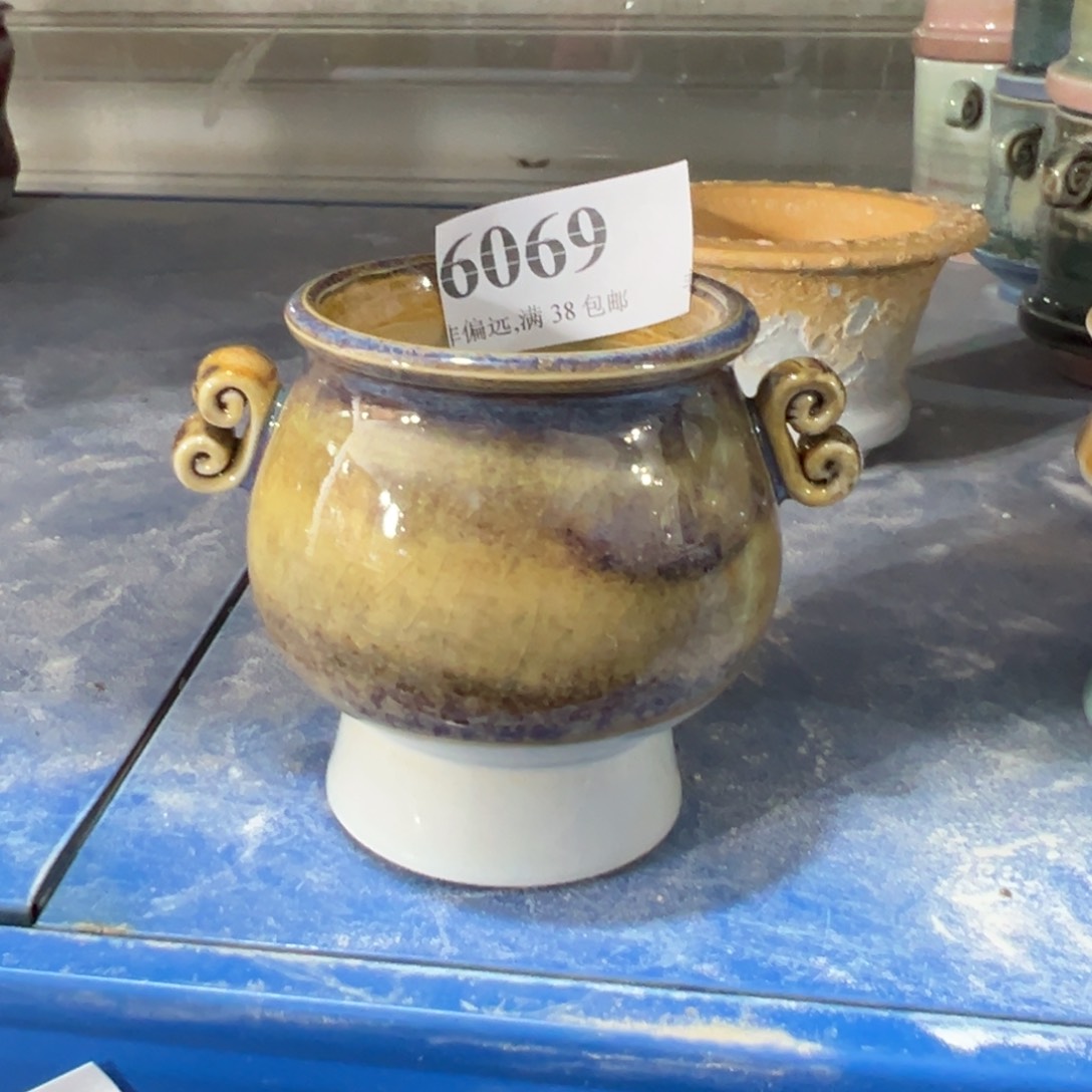 陶瓷景德镇手工花盆