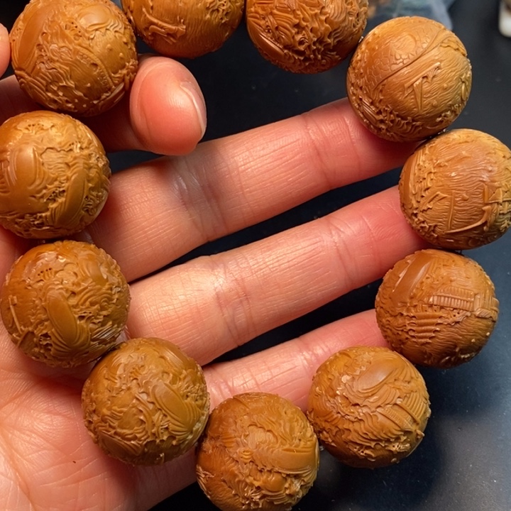 王****橄榄核手串/手链风景手串