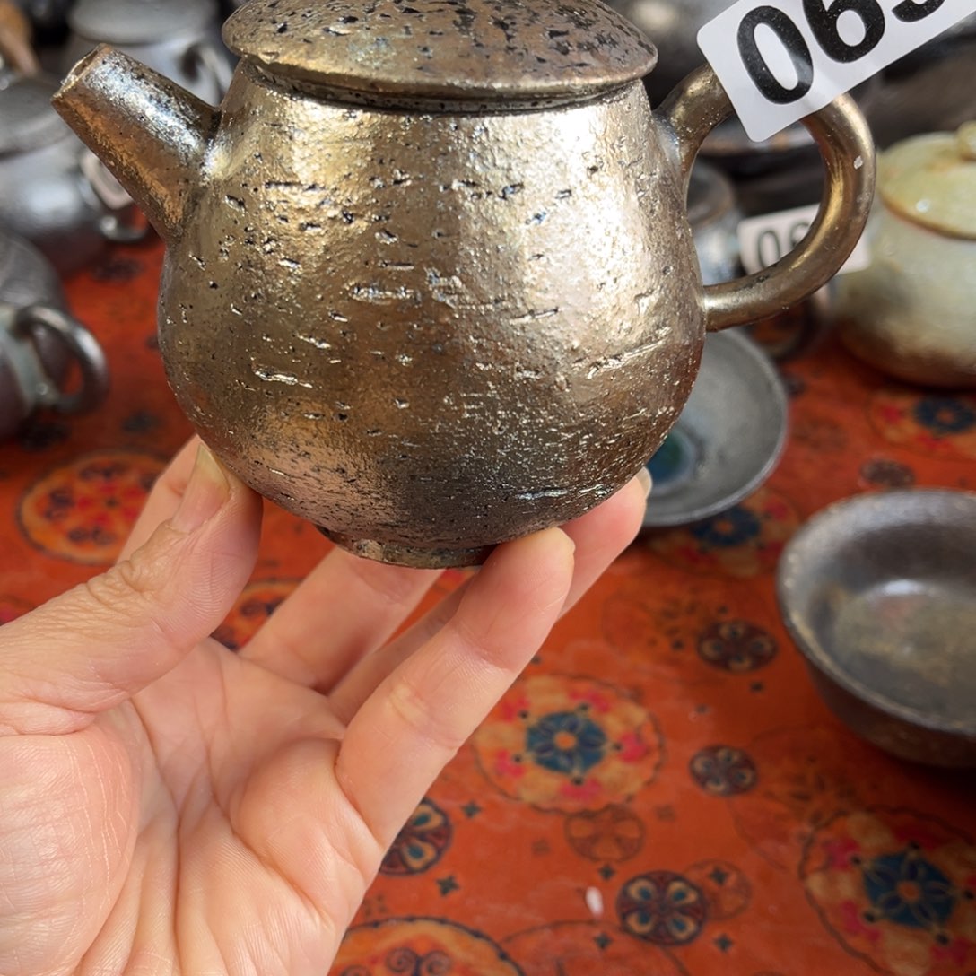柴烧茶器主人杯杯柴烧