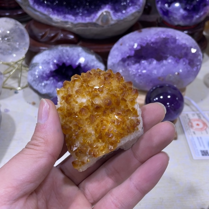 紫晶恐龙蛋未镶嵌