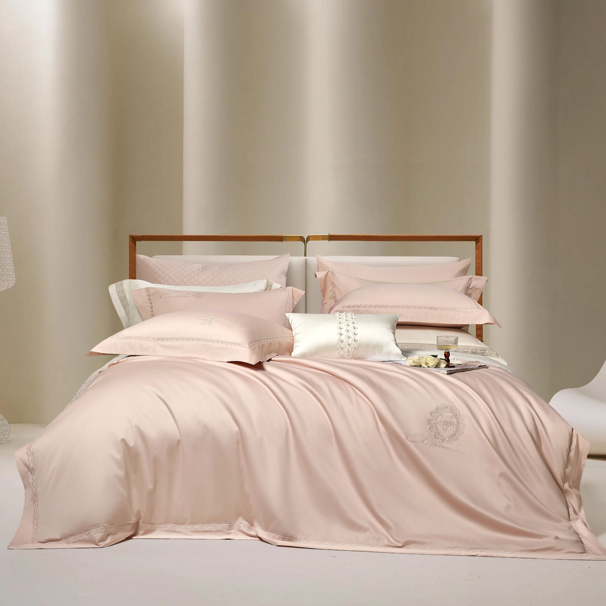 【洛迪 2025新款 】秋冬新款 高端全棉贡缎 绣花工艺四件套