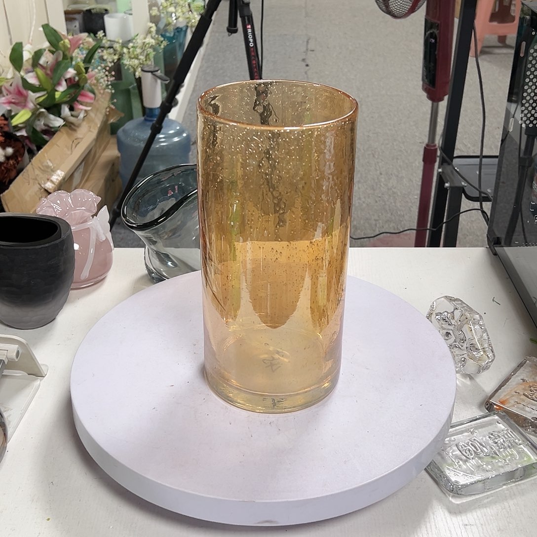 琉璃高28轻奢琉璃花器微瑕福利