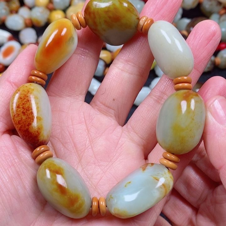 和田玉手链未镶嵌