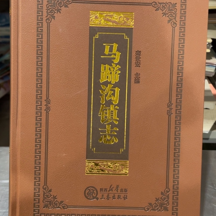 马蹄沟镇志精装书籍