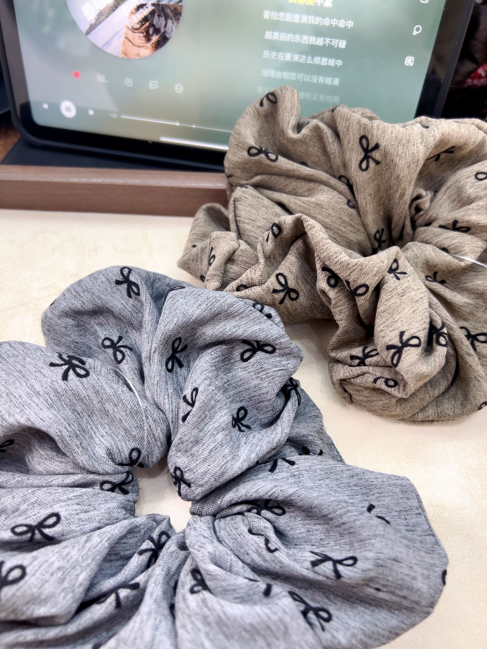 原创设计朋克风日韩女发圈发绳时尚纯色复古ins百搭