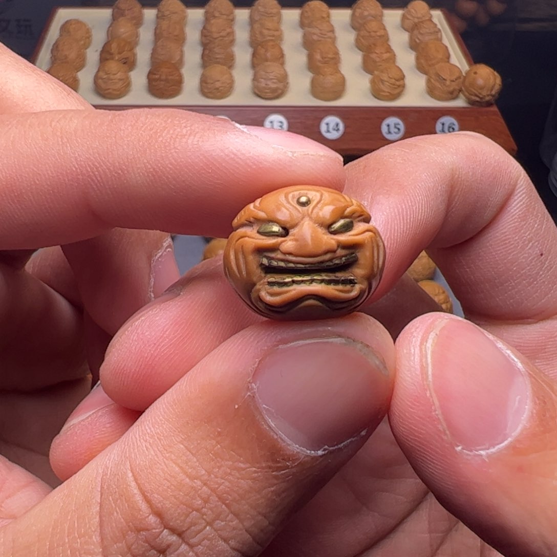 猴头核桃把件大牙福利