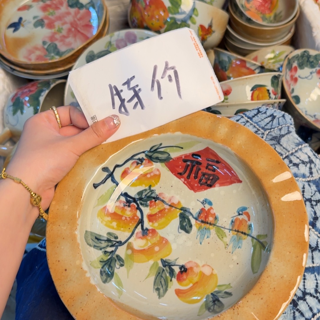 瓷片景德镇陶瓷手工手绘