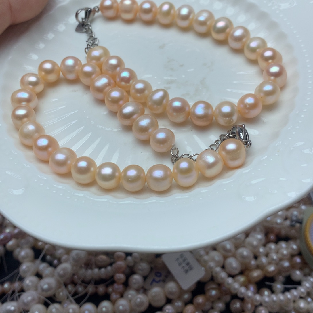 淡水珍珠8-9未镶嵌sl15手链
