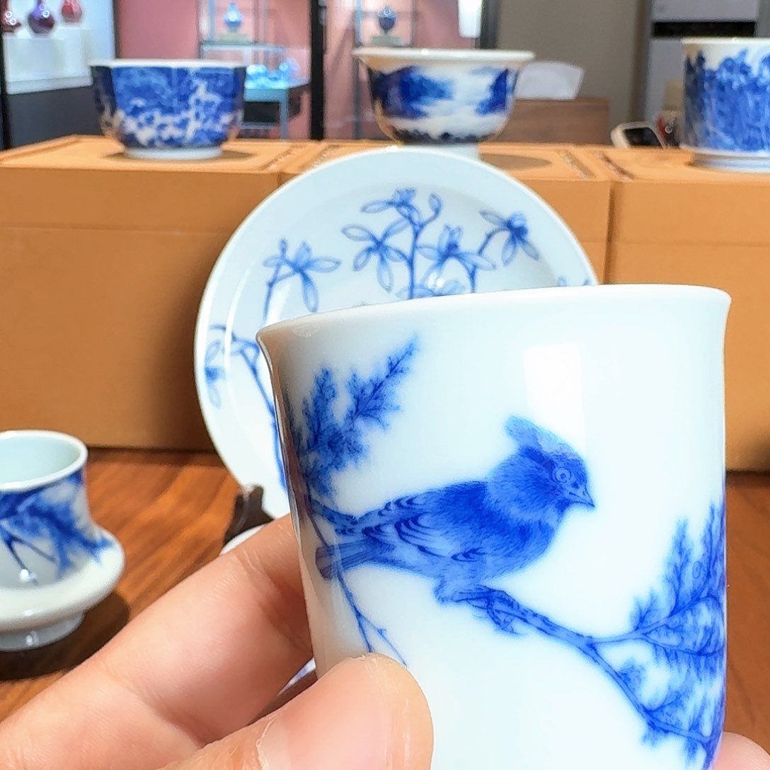 杯青花瓷器等多种工艺