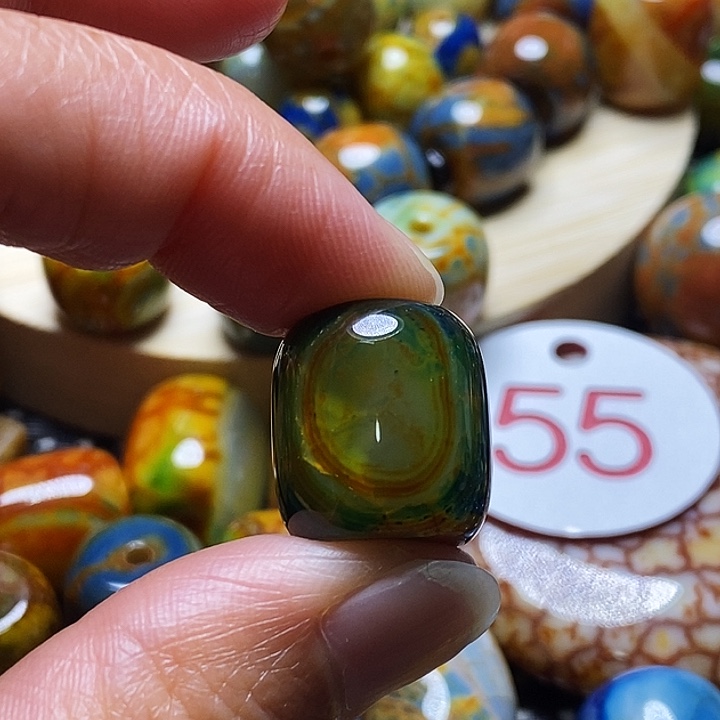 原***光玛瑙/玉髓未镶嵌颈饰