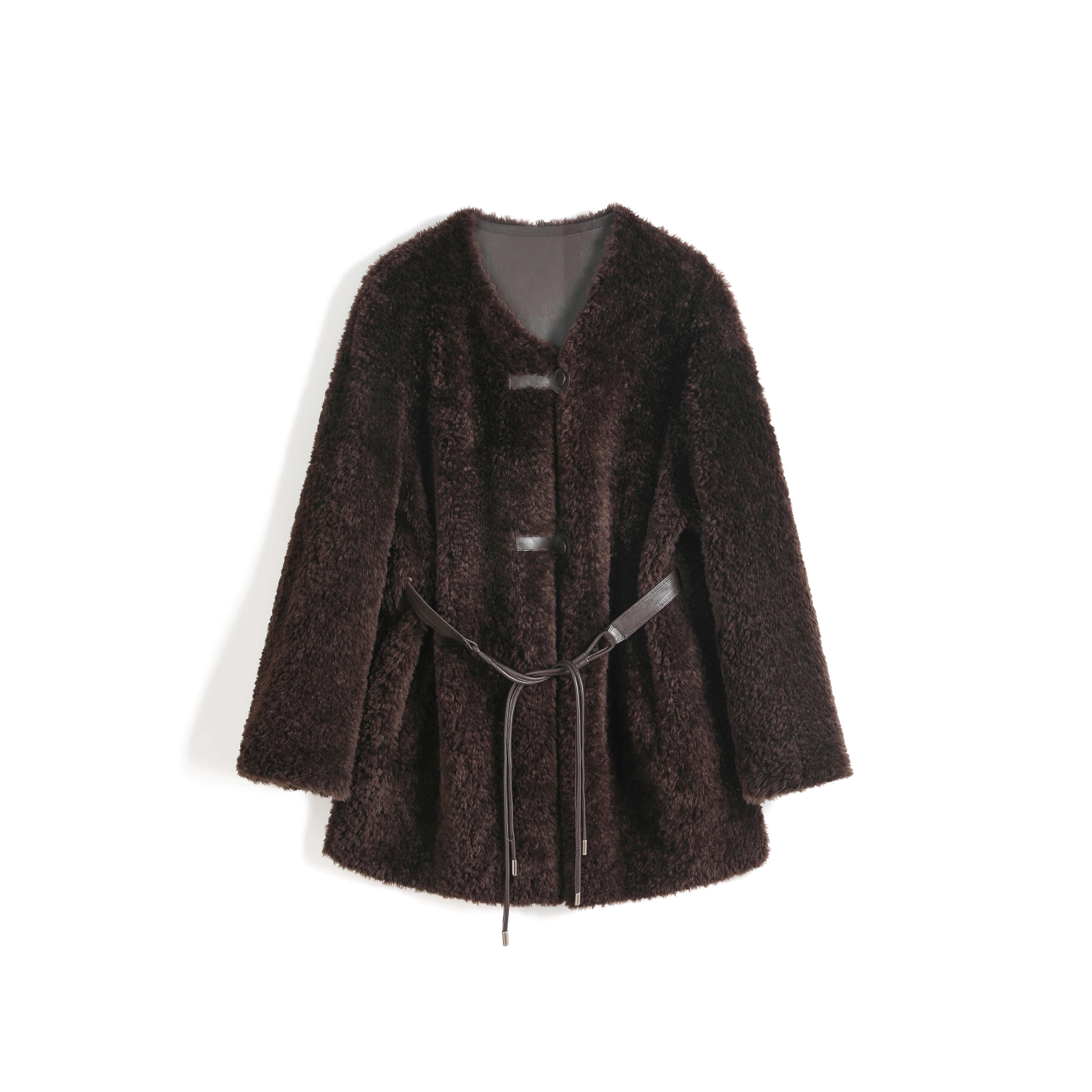 MMD03时尚气质皮毛一体风衣