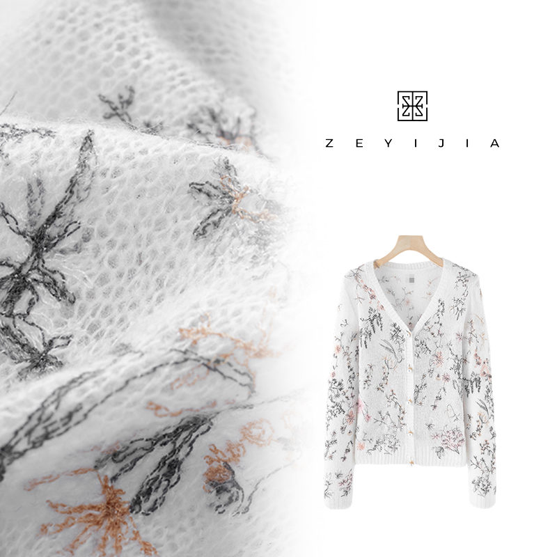 090【ZEYIJIA】常规款秋款镂空常规开衫毛针织衫OML-258253