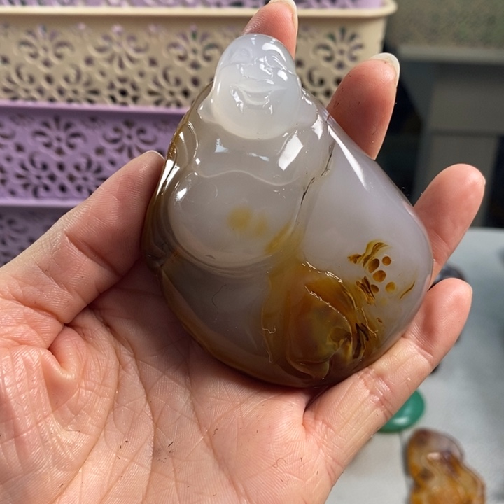 玛瑙/玉髓吊坠(不含链)未镶嵌