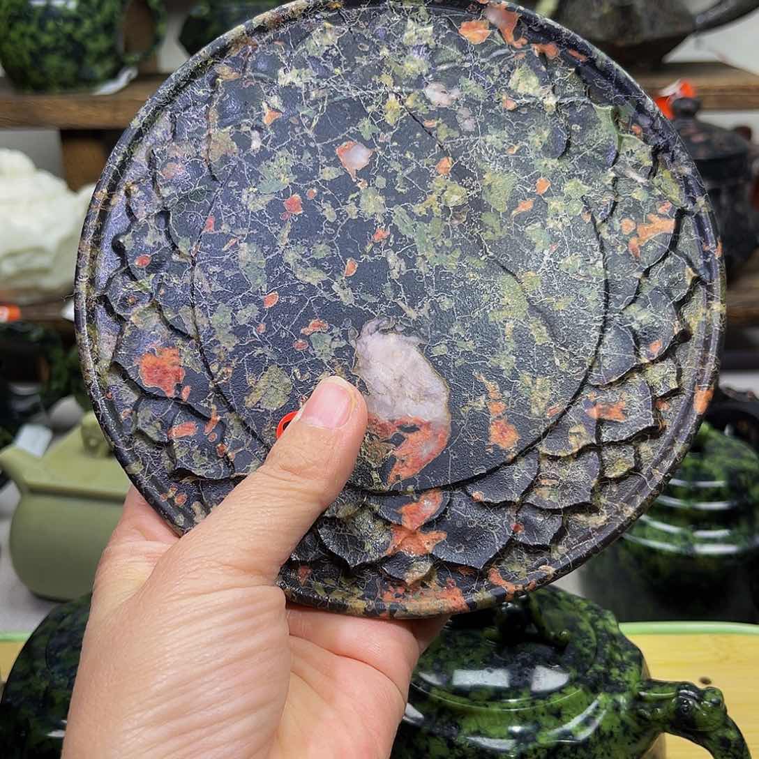 石材梅花玉安山玉微暇