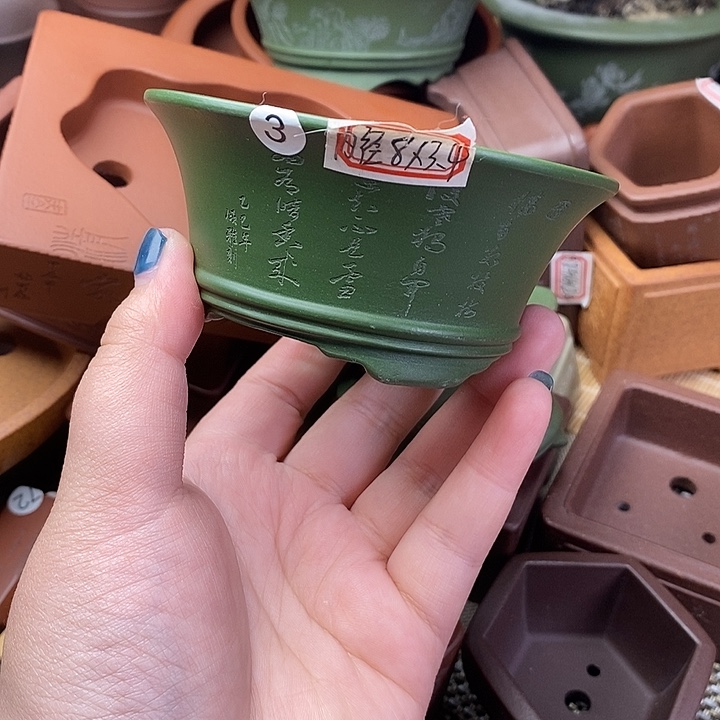 琉璃手工艺品宜兴紫砂精品花盆