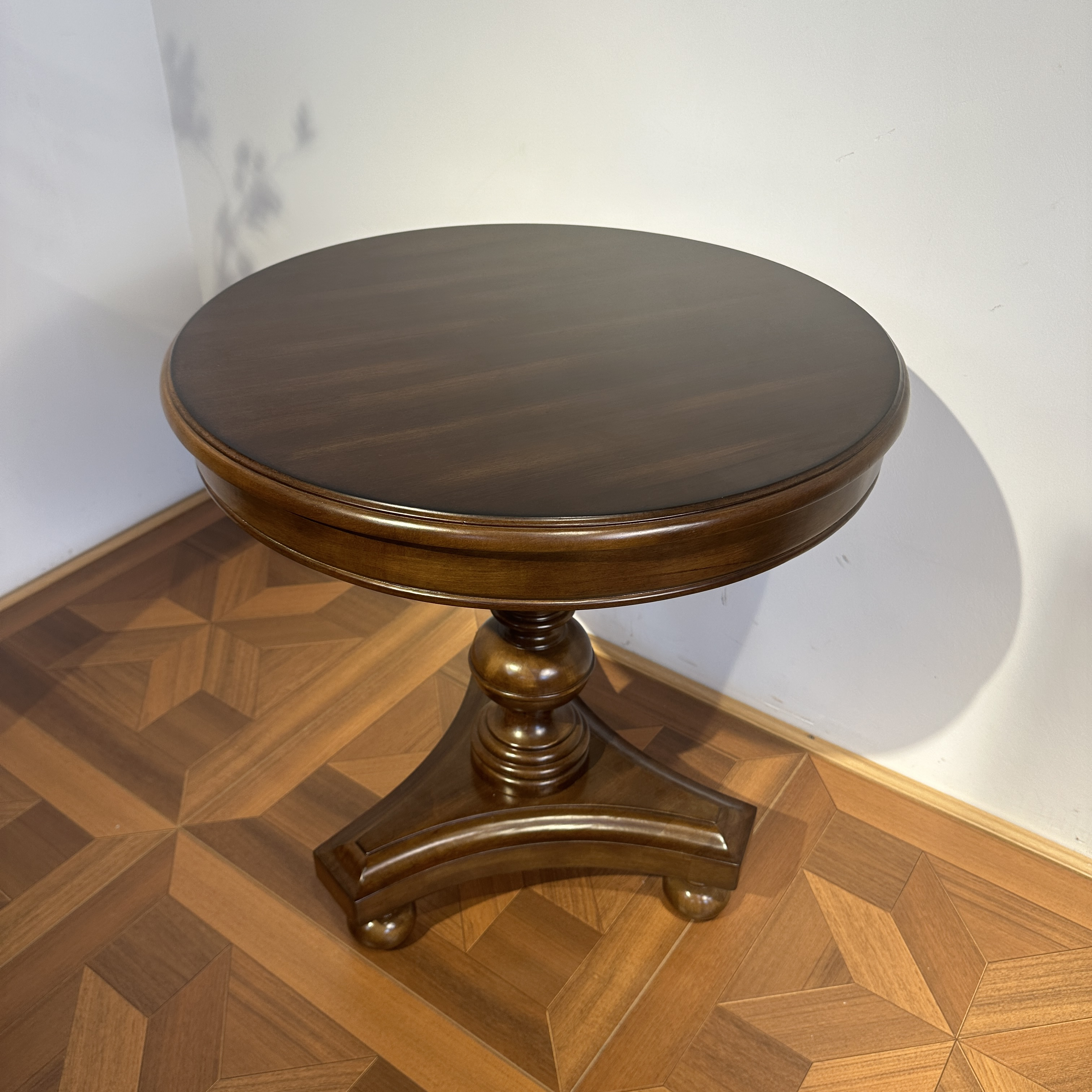 美式风格圆几边几客厅简约角几方几轻奢时尚新中式复古古典欧式