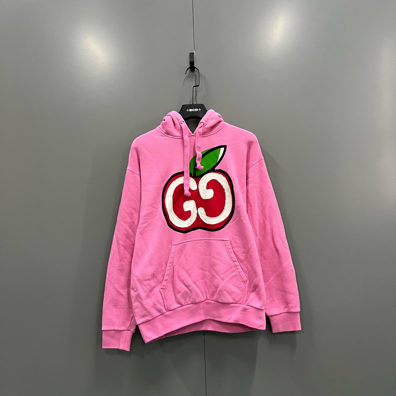 95新 GUCCI/古驰 (ll) 古驰 苹果GG刺绣帽衫 M
