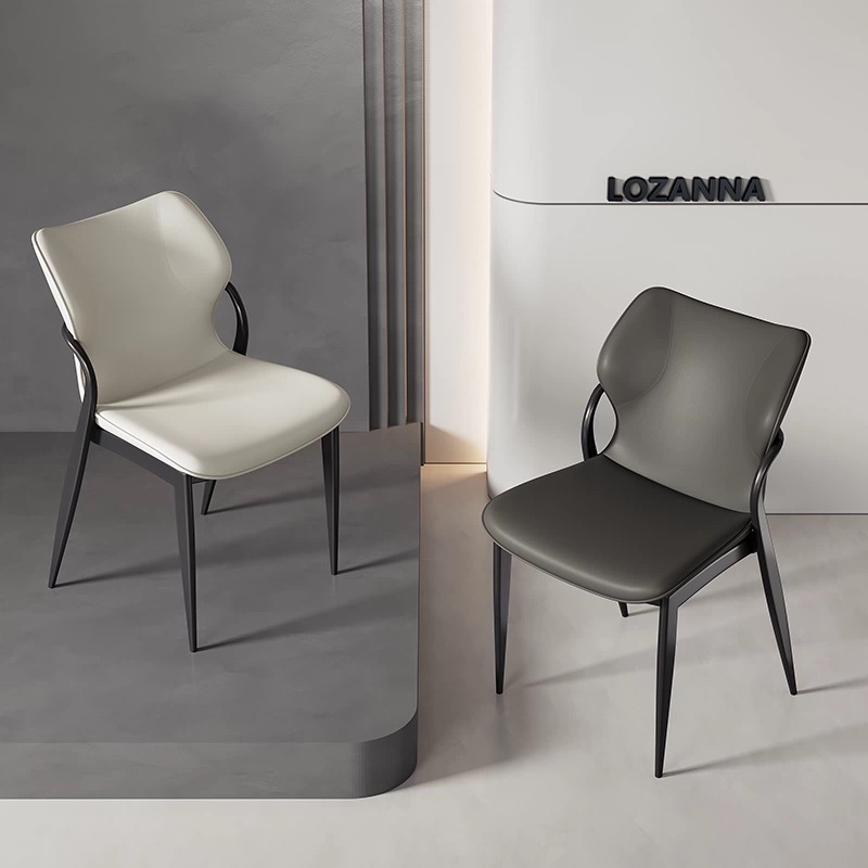 简约现代餐椅轻奢椅子家用靠背椅北欧餐桌椅休闲椅咖啡椅酒店凳子