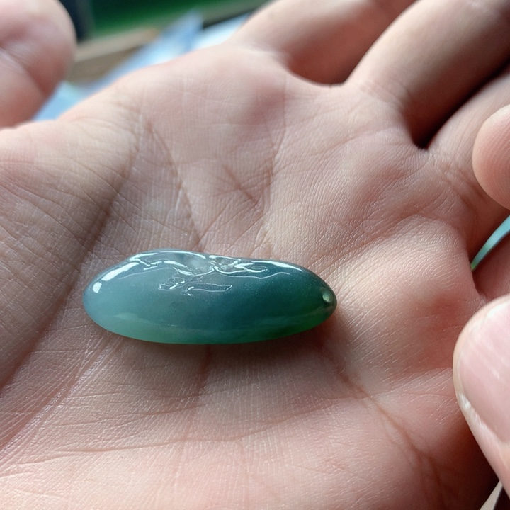 颈饰未镶嵌翡翠老*材料