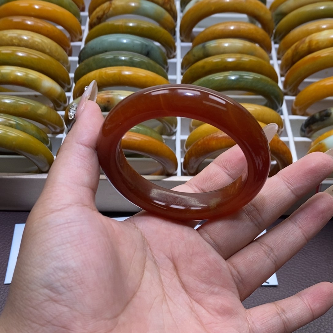 合金蛇纹石玉手镯