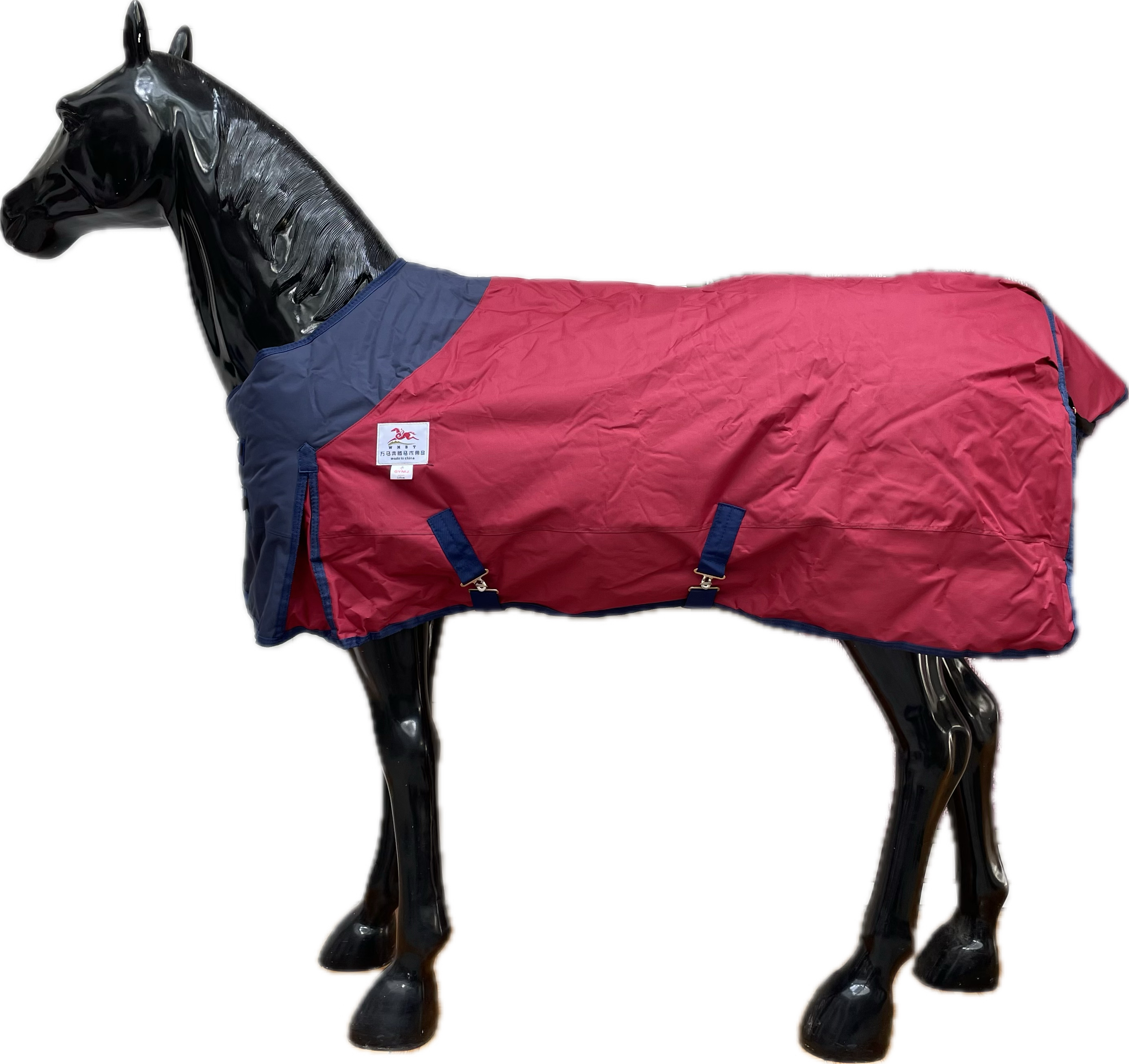 冬季无脖马衣马衣服衣服防水加棉夹层320g优质丝绵马具保暖加厚
