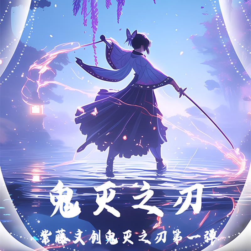 【老登】紫藤文创《鬼灭之刃》第一弹二创亚克力A5大卡收藏盲盒（代拆)