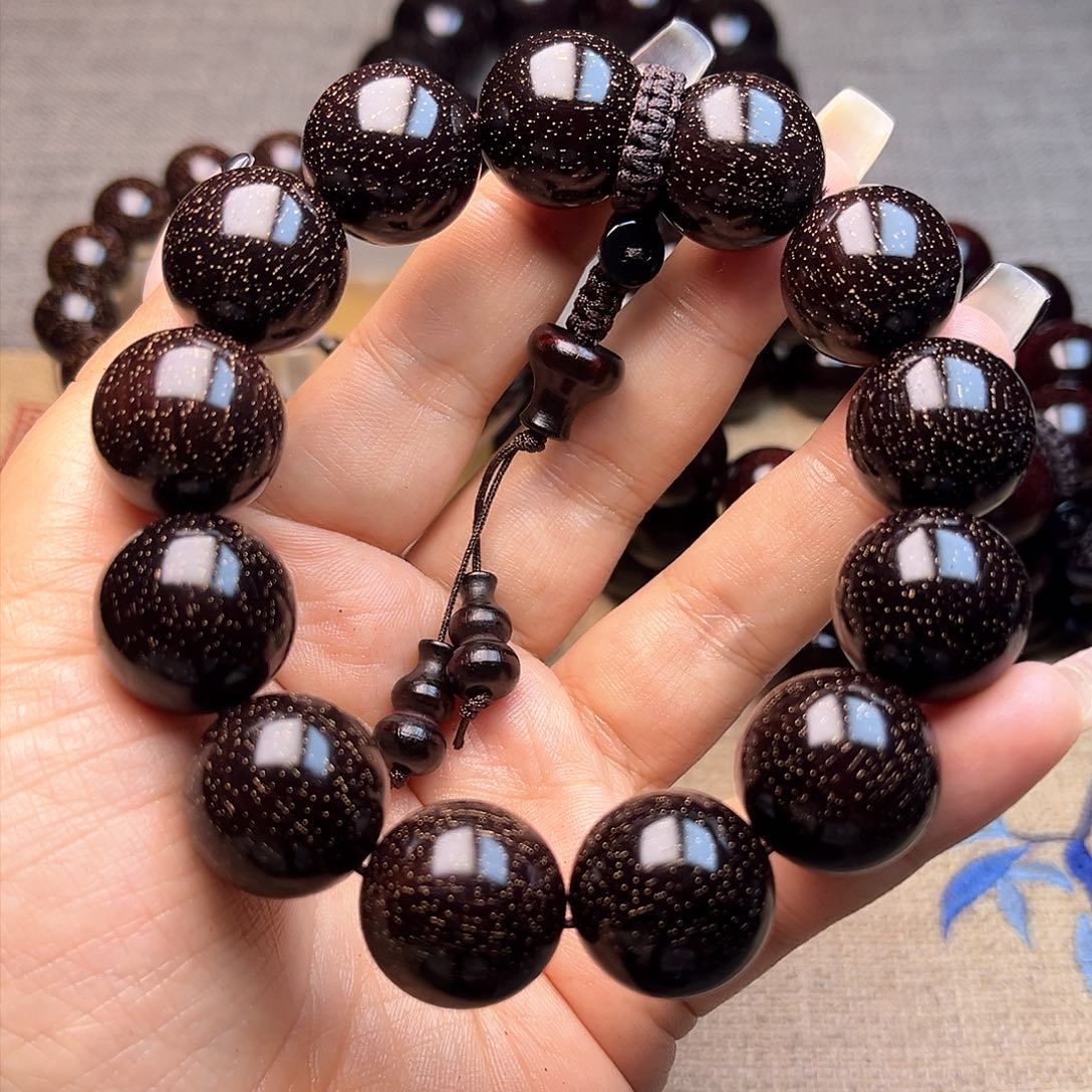 檀香紫檀（小叶紫檀）1.8 13颗爆星