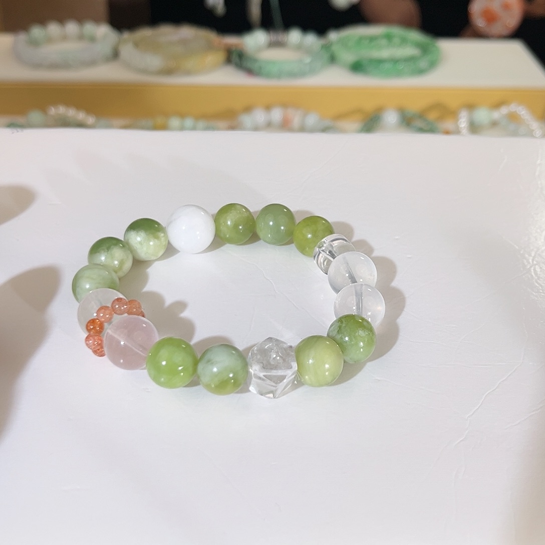 未镶嵌手链翡翠设计款手链12绿色