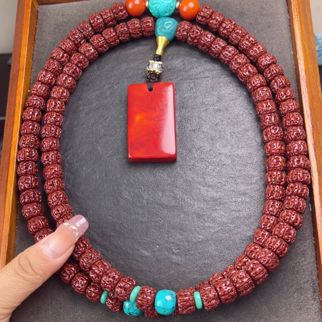 金刚菩提吊坠?****?藏式直切一代龙