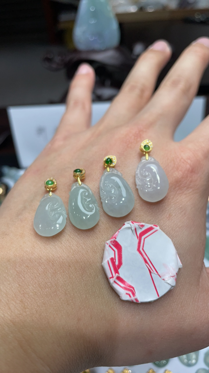 天然A货缅甸翡翠 拍一发一