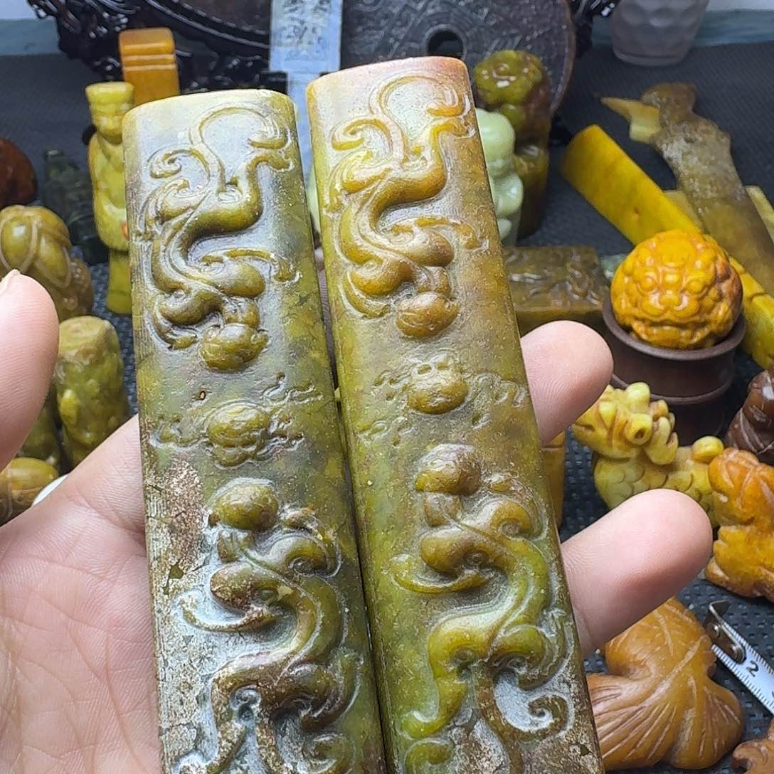 白玉菩提吊坠。。。