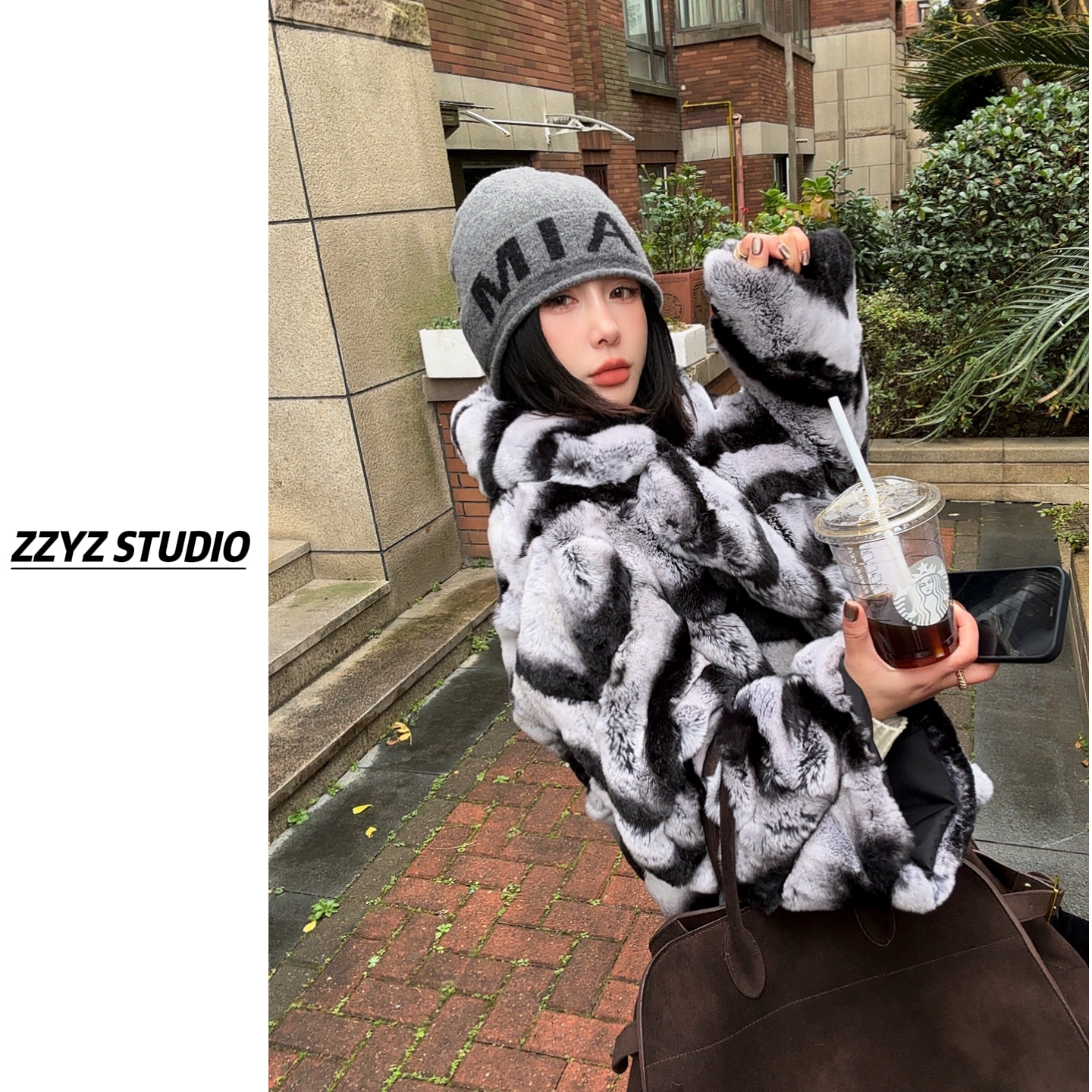 【ZZYZ】“浪漫香榭”高奢新品獭兔毛外套西装领毛毛汉服大衣