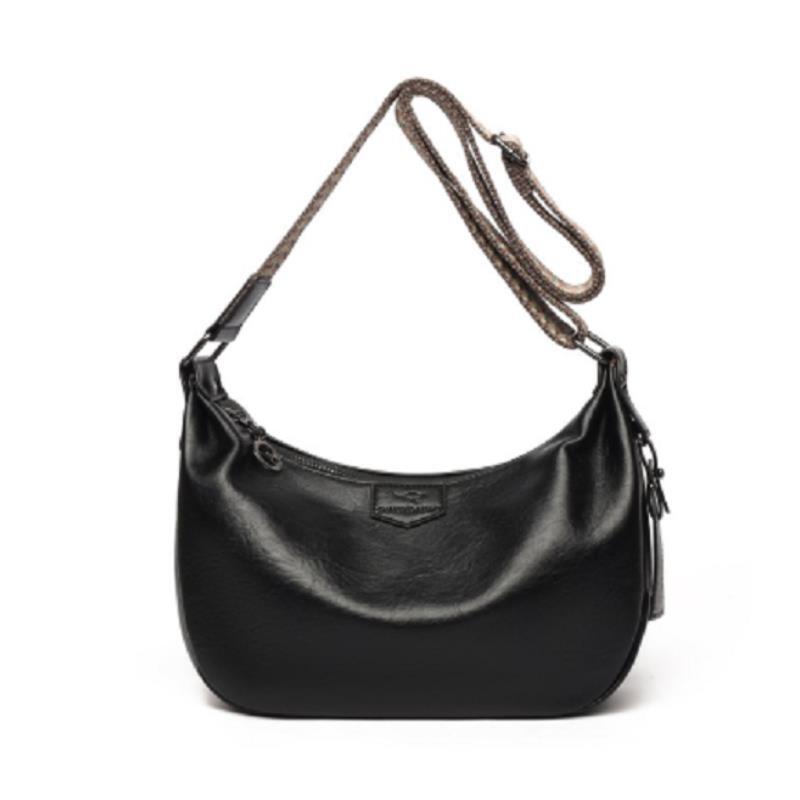 【新款】时尚百搭女士复古斜挎包5069黑色