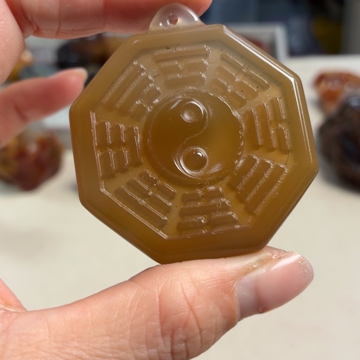 玛瑙/玉髓未镶嵌吊坠(不含链)