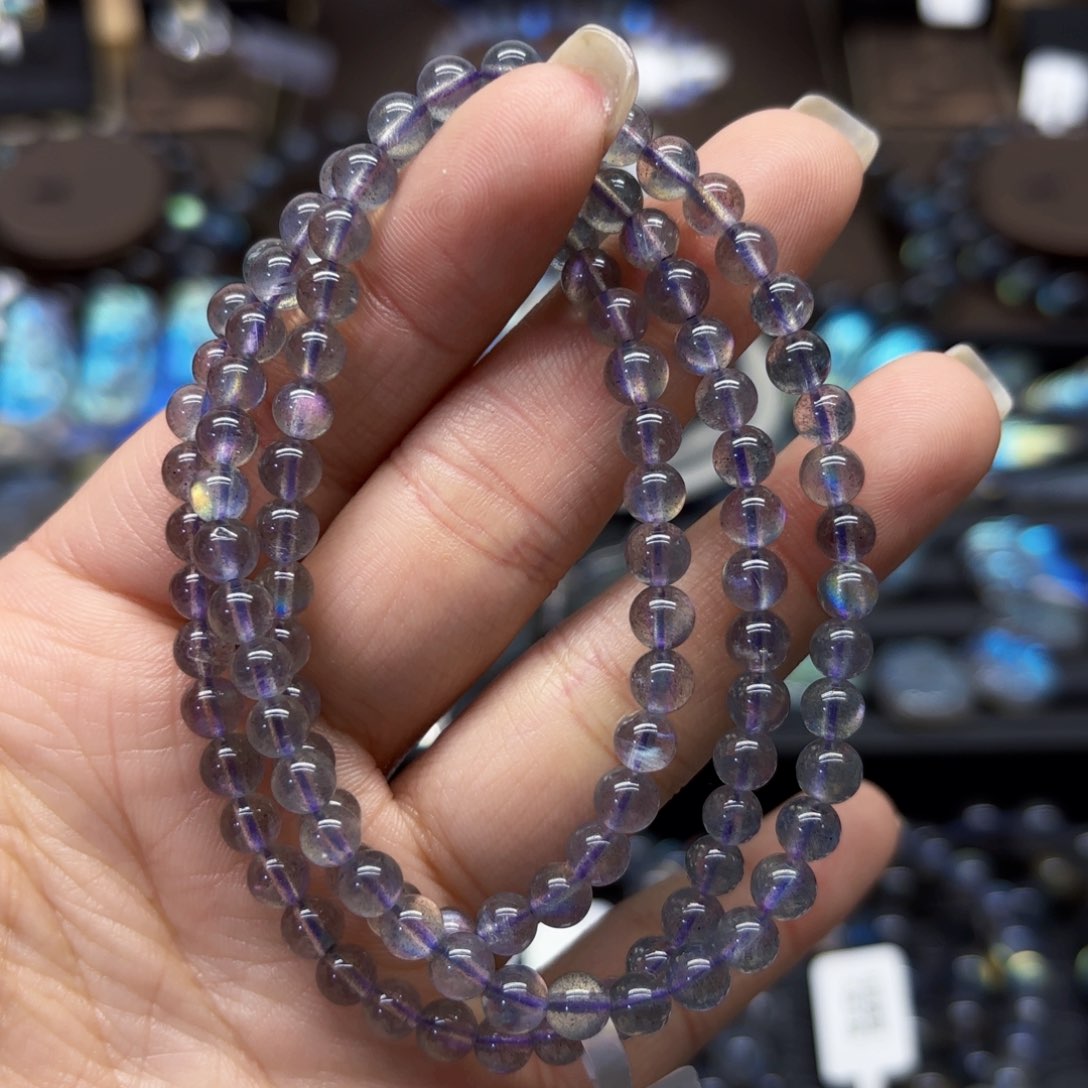 长石手链未镶嵌5.2左右