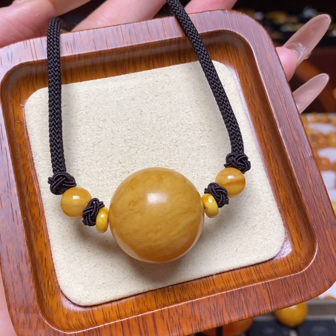 【闪购商品】蜜蜡颈饰未镶嵌项链