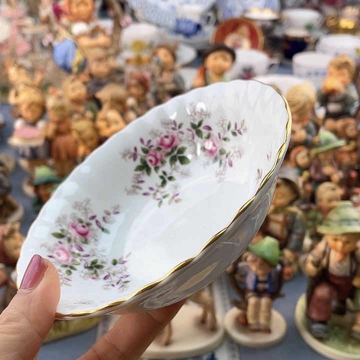 中古欧瓷瓷器小房子