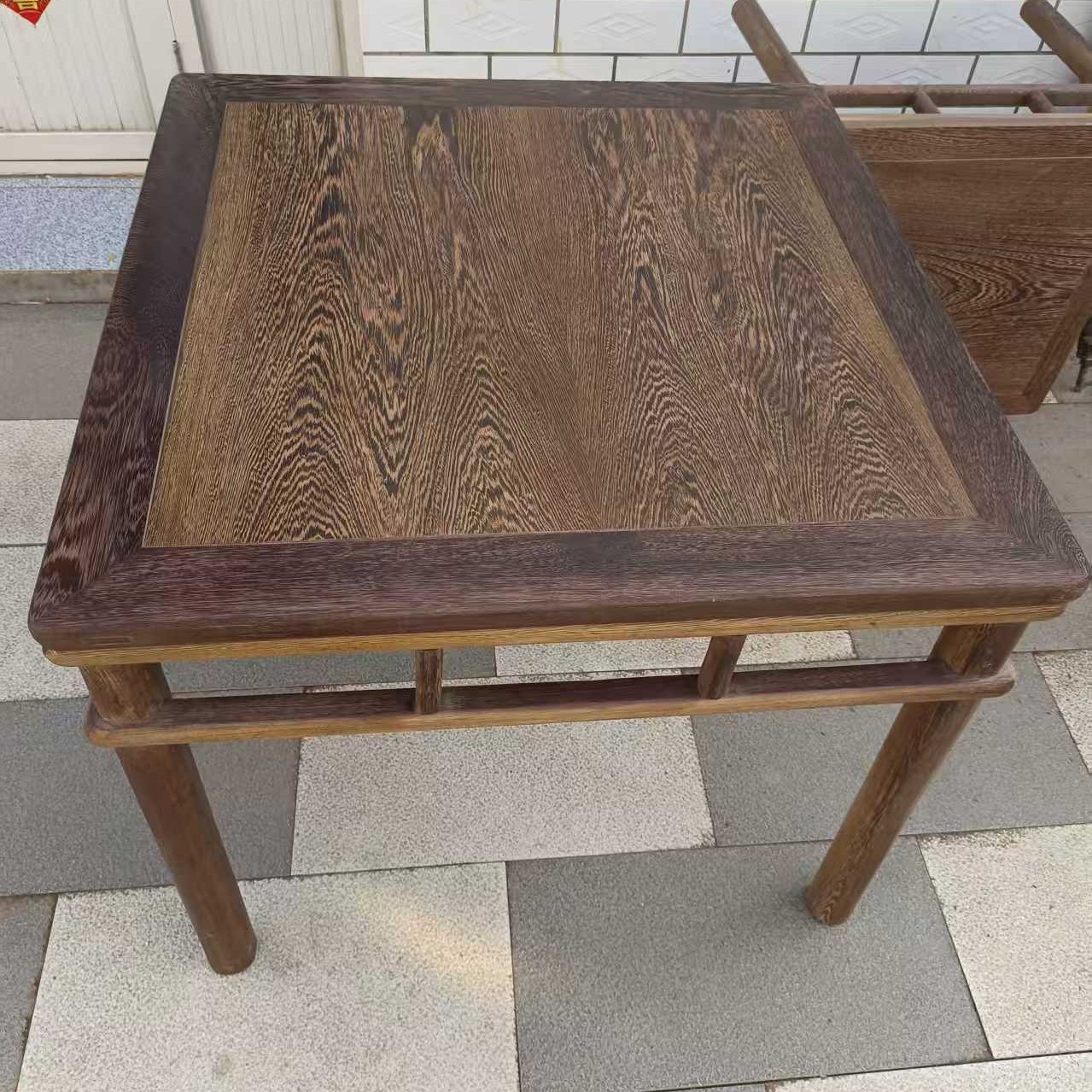 新中式正方形实木方桌家用休闲棋牌桌饭桌