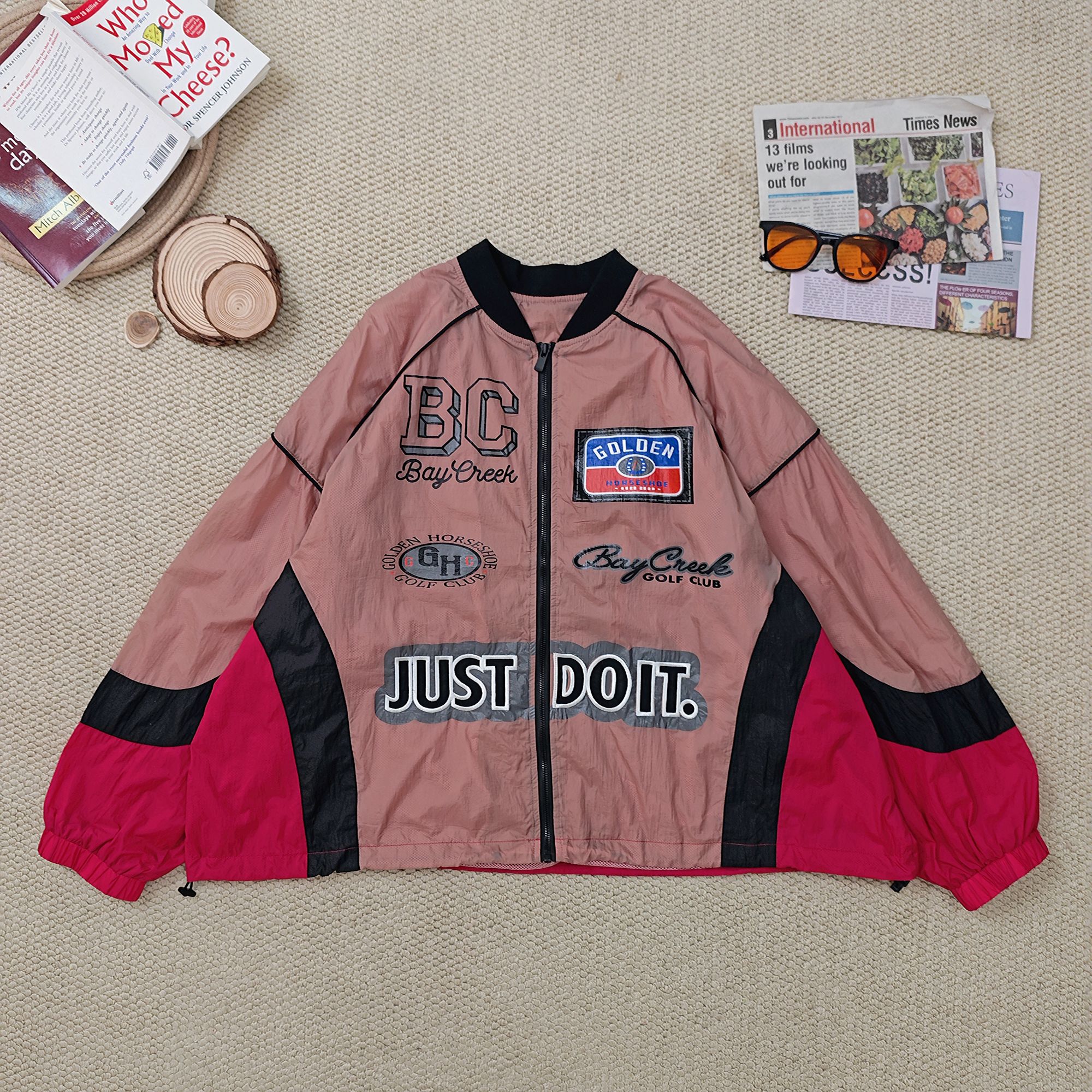 2025夏季新款时尚休闲卡通印花拼色防晒长袖外套2326