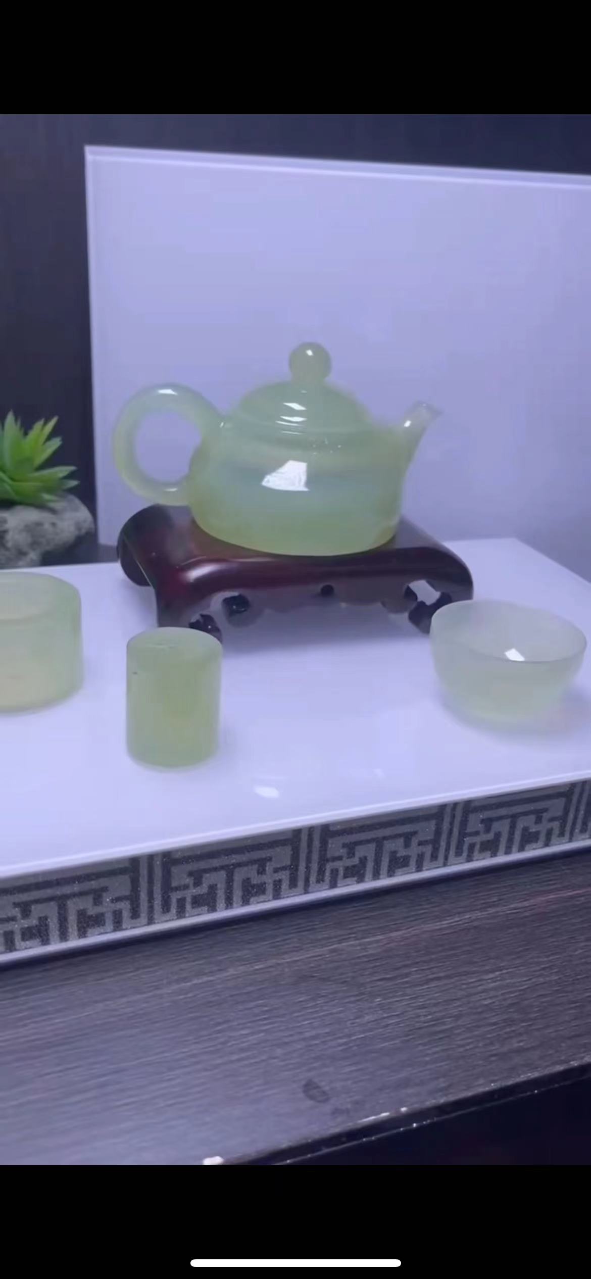 纯手工雕刻料好有一定尺寸的茶具
