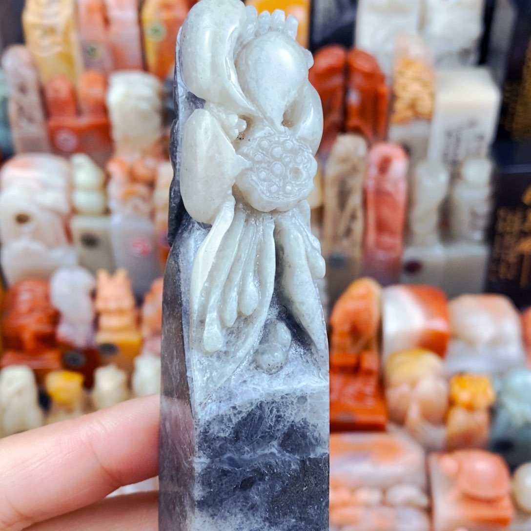 老挝石印石手工篆刻包邮包刻自定义内容