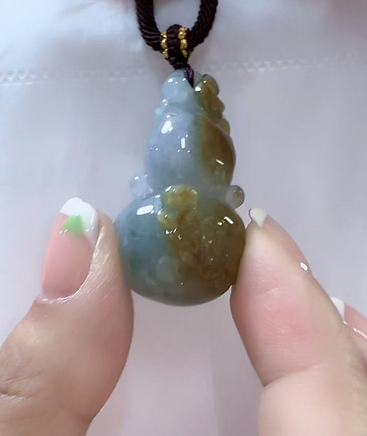 天然翡翠A货孤品吊坠123