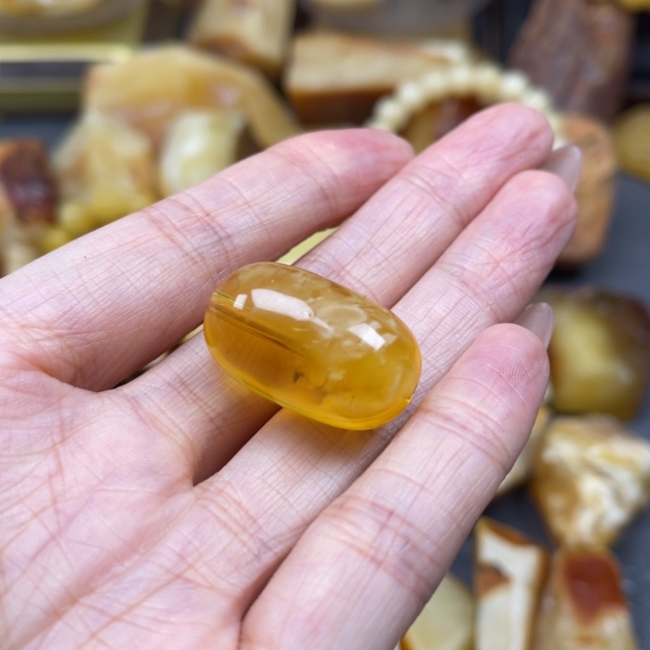 【闪购商品】未镶嵌定制琥珀天然琥珀蜜蜡原石定制