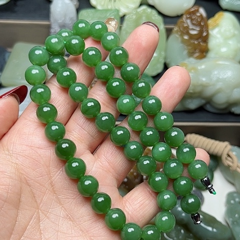 和田玉颈饰未镶嵌可*