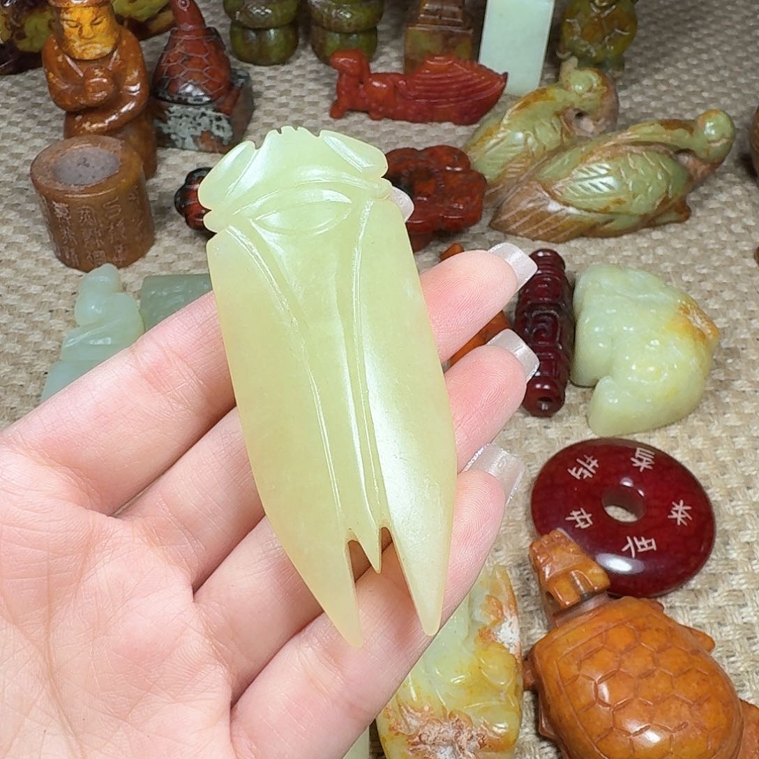 白玉菩提手串挂件