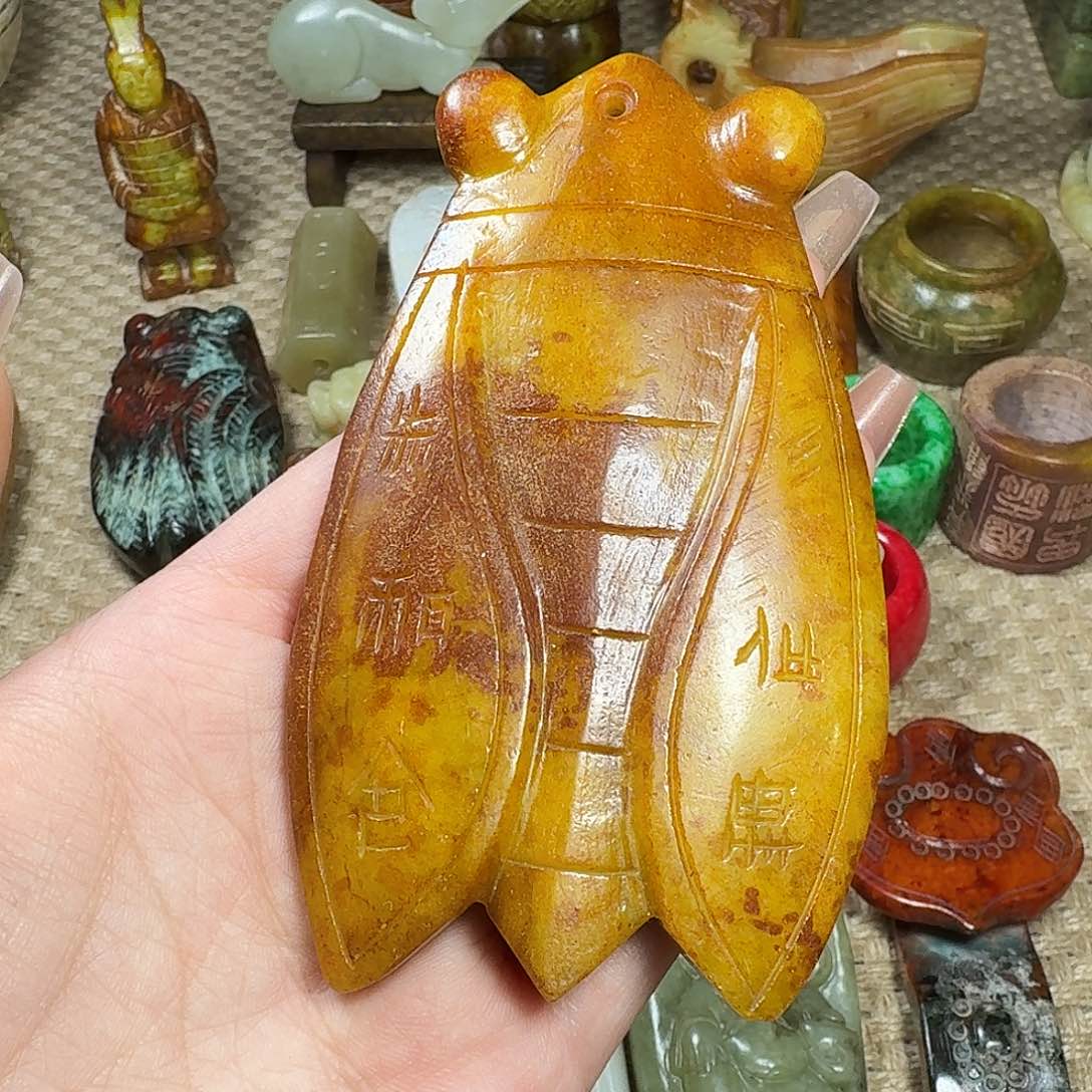 白玉菩提吊坠挂件