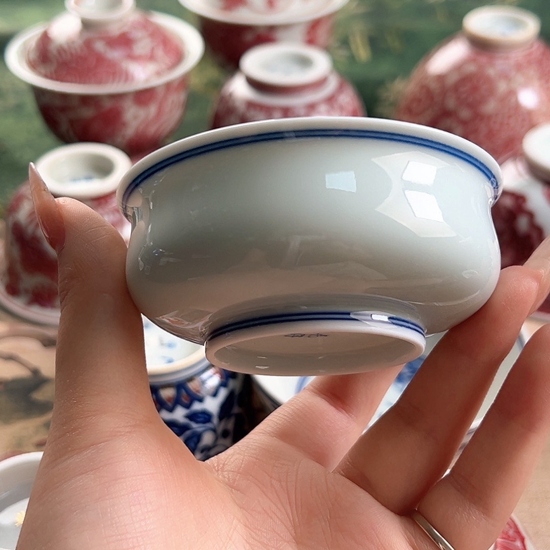 瓷片景德镇陶瓷杯杯杯杯